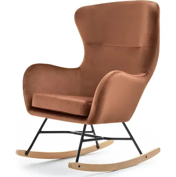 Křeslo Mebel Partner Nesí (měděná + černá)