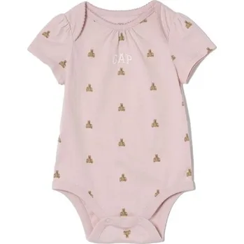 Dívčí body GAP LOGO 12-18M Růžová, Hnědá