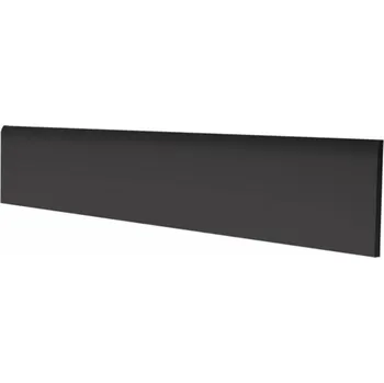 Dlažba RAKO Sokl Rako Taurus Color černá mat rektifikovaný 7x60 TSAS3019 TSAS3019
