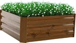 Vyvýšený záhon, hnědý, ocel, NONKY TYP 3