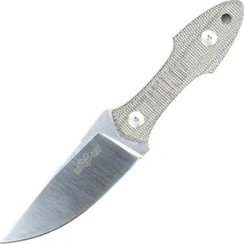 lovecký nůž Pevný Nůž GiantMouse GMF3 Green Canvas Micarta