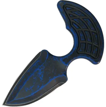 Bojový sport Pevný Nůž HERETIC KNIVES BREAKTHROUGH BLUE SLEIGHT PUSH DAGGER H050-8A-BRKBLU