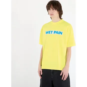 Pánské tričko Tričko PLEASURES Wet Pain T-Shirt Neon Yellow S