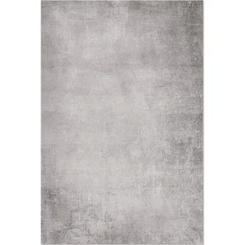 Koberec Vinylový Koberec s Grafickým Vzorem Rozměr: 60x90 cm Stříbrný beton moderní textura