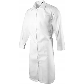 Kuchyňská zástěra Zástěra bílá dlouhá zástěra BRIXTON WHITE 3XL