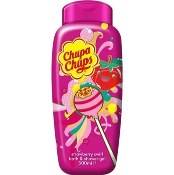 Sprchový gel Chupa Chups sprchový a koupelový gel - jahodový vír (300 ml)