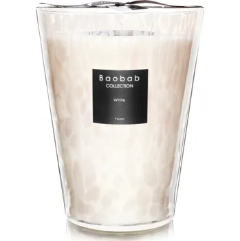 Svíčka Baobab Collection Pearls White vonná svíčka 24 cm