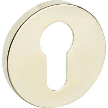 Dveřní kování Rozeta na vložku R68F - zlatá