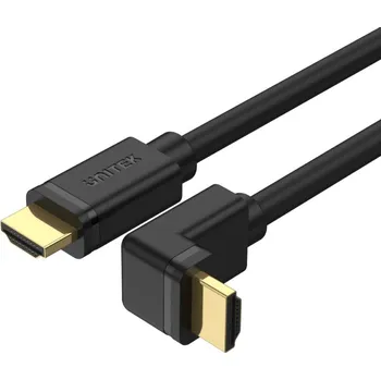 Počítač Unitek HDMI 2.0 90° 4K úhlový kabel 3m