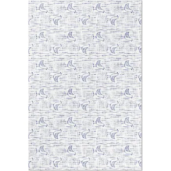 Koberec Koberec do obýváku, rozměr: 120x180 cm, ptáci, jemný pravidelný vzor, boho styl