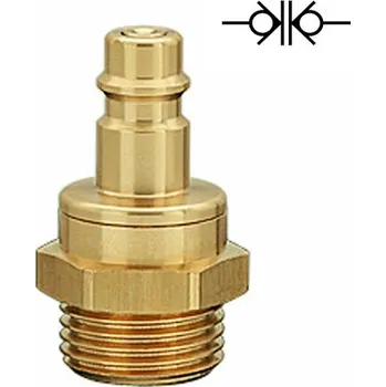 Fitinka Lüdecke vsuvka Standard, závit G1/8"a, oboustranně uzavíratelná
