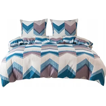 Povlečení Povlečení MARIA Povlaky na polštáře 70x80 Sada 200x220 3 Č. saténová stylová