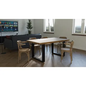 Jídelní stůl BRADOP Jídelní stůl System HECTOR-02 (S40002) - rustikální dubový masiv