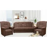 Sedací souprava Panda 3+1+1 Aston 04 hnědá