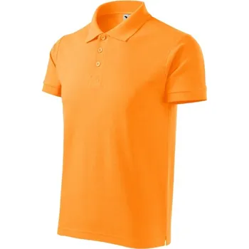 Pánská košile Cotton Heavy polokošile pánská tangerine orange 3XL