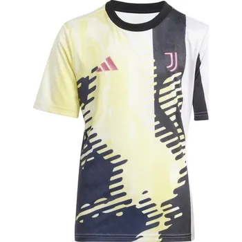adidas adidas Juventus Prematch Shirt 2024 2025 Juniors Yellow/Black 7-8 Years