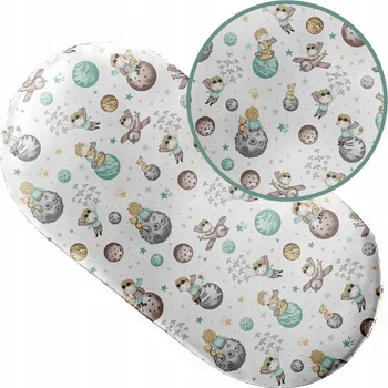 Prostěradlo PROSTĚRADLO DO KORBIČKY KOČÁRKU KOLÉBKY BAVLNA