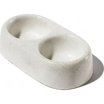 Chov hospodářského zvířete Bemi Miska betonová dvojitá barevná 2 x 0,1 l