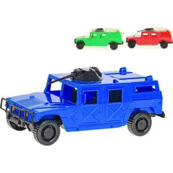 autodráha Auto terénní vojenské SUV 23cm 3 barvy plast v síťce