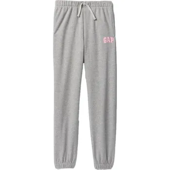 Kojenecké oblečení Dívčí tepláky GAP V-FRCH LOGO XS Šedá, Bílá, Růžová