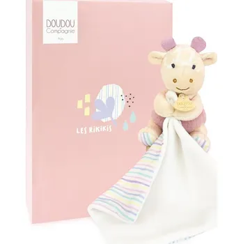 Hračka pro nejmenší Doudou Plyšová žirafa s dečkou 11 cm