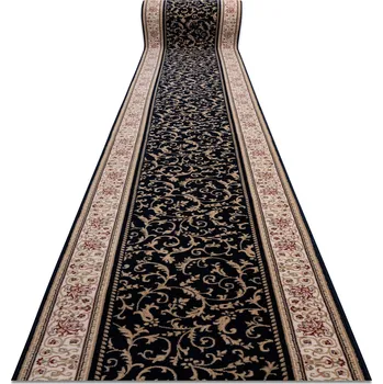 Koberec Makro Abra Běhoun vlněný NAIN 2904 51011 Klasický béžový modrý Rozměr: 80 cm