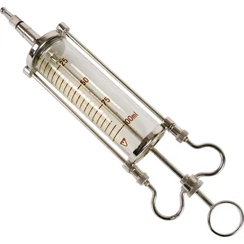 Injekční stříkačka Stříkačka injekční skleněná 100ml (Stříkačka injekční skleněná 100ml)