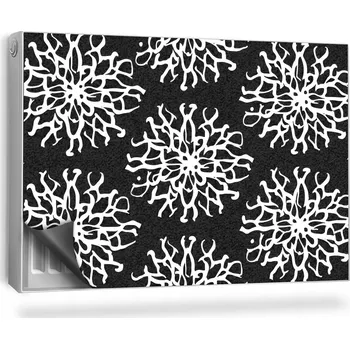 Obraz Magnetická podložka na radiátor, kryt 90 x 60 cm šedá