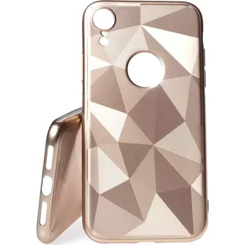 Pouzdro na mobilní telefon Pouzdro Prism Diamond Matt iPhone XR 6,1´´ Zlaté