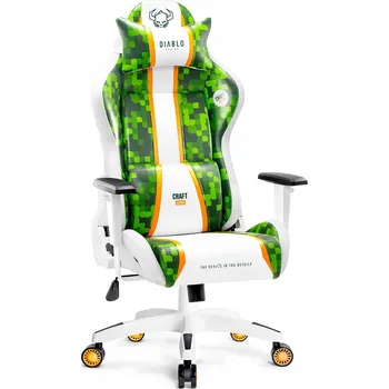 Herní židle Malé Herní Křeslo Pro Hráče DIABLO X-One 2.0 Small Size Zelené Craft