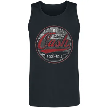 Tílko z Johnny Cash - Rock And Roll - Muži - černá