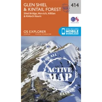 Encyklopedie Glen Shiel and Kintail Forest - Ordnance Survey