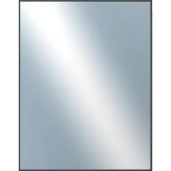 Koupelnový nábytek DANTIK - Zarámované zrcadlo - rozměr s rámem cca 70x90 cm z lišty Hliník černá | P269-021 (7269021)