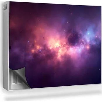 Obraz Magnetická podložka na radiátor, kryt 80 x 60 cm fialová