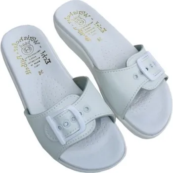 Dámské pantofle Dámské pantofle přezůvky Fusbet bílé jednopáskové velikost: 40