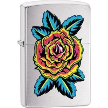 Zapalovač Zippo benzínový FLOWER TATTOO