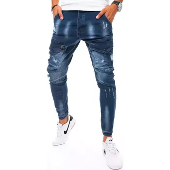 Pánské džíny Modré stínované džíny s oděrkami UX3271 Velikost: 31