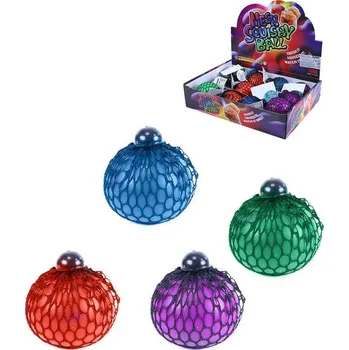 Dětský míč Míček antistresový bublinový síťkový 6cm na mačkání mění barvu 4 barvy