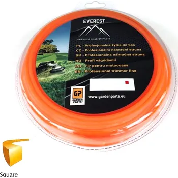 Struna do sekačky Náhradní struna - čtvercová 2,4mm 82M