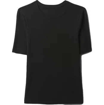 Dámské tričko Dámské tričko GAP MOD CREW XL Černá