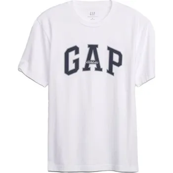 Pánské tričko Pánské tričko GAP ARCHIVE LOGO XXL Bílá, Tmavě šedá