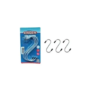 Věšák Háček S chrom 12,5cm 3ks ENGER