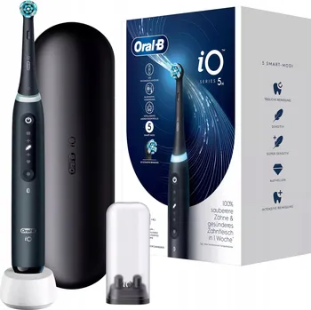 Péče o chrup Kartáček Oral-B iO Series 5 Black Akumulátorový Černý