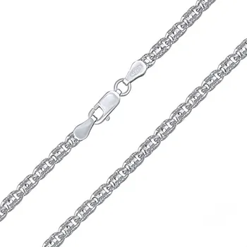 Šperk Stříbrný řetízek Mariner s diamantovým výbrusem - 3 mm