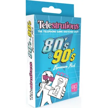 Desková hra USAopoly Telestrations: 80s & 90s - Expansion Pack