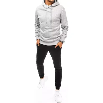Šedo-černá tepláková souprava s kapucí AX0670 Velikost: 2XL
