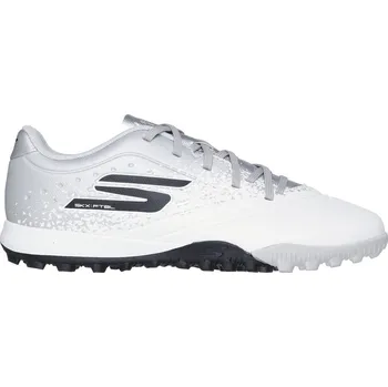 Kopačky Skechers Razor Junior Astro Turf Football Boots White/Silver 4(36.5)