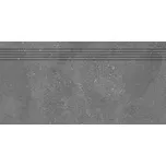 RAKO Schodovka Rako Betonico černá mat rektifikovaná 30x60 DCPSR792 DCPSR792