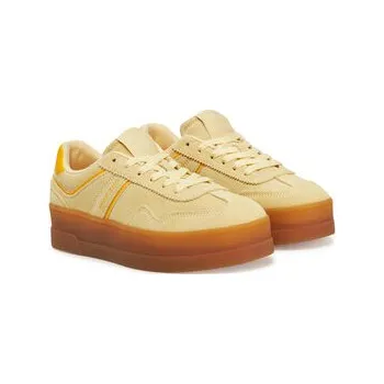 Dámské tenisky Tommy Jeans Sneakersy The Greenwich Flatform Suede EN0EN02734 Žlutá 41