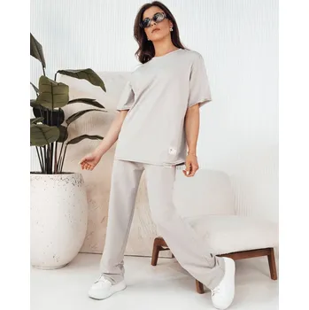 Světle šedá souprava trička a tepláků BLISES AY1041 Velikost: L